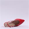 Wonders Vilma Slingback Block Heel - Red Patent
